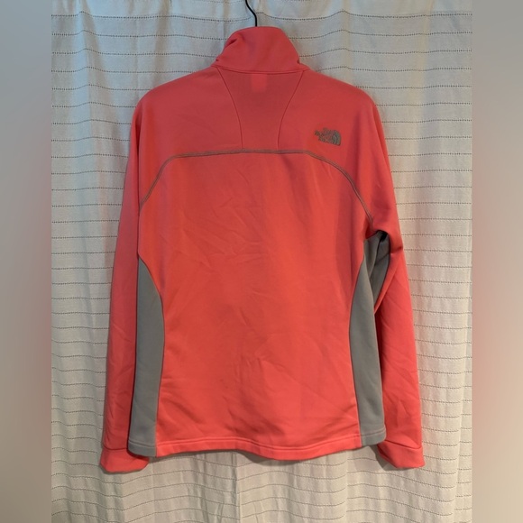 The North Face Soft Shell Fleece Jacket Salmon/Peach/Pink Size Medium - Picture 7 of 9